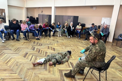 Тренінг з домедичної підготовки для вчителів Ліцею №39 нашого району